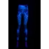 Kép 4/6 - Tűz Mandala Leggings elölnézetben, UV fényben.